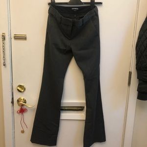 Grayish work pants